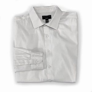 Mens M Slim Fit Long Sleeve Dress Shirt